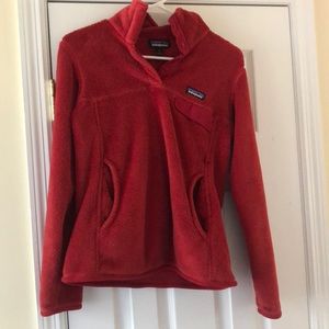 Patagonia red fleece